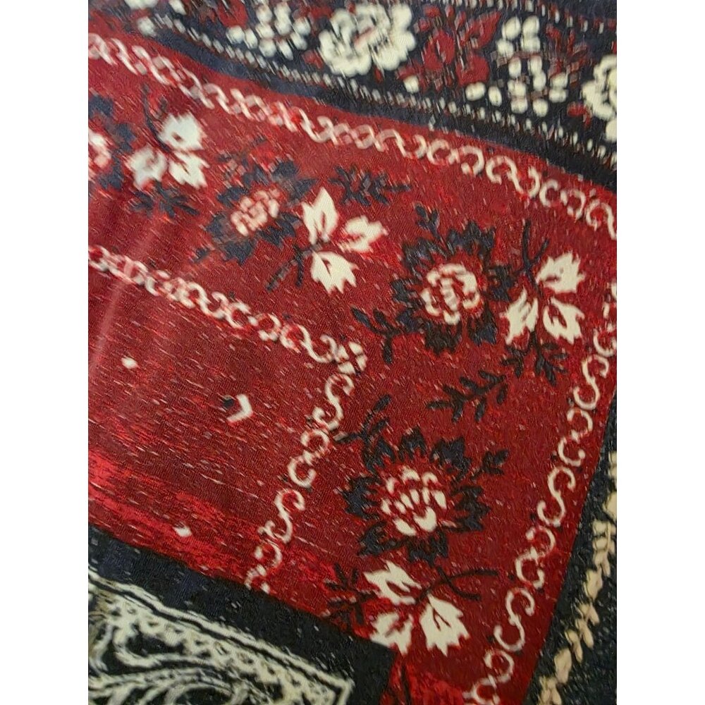 Double D Ranch Red and Blue Patterned Sleeveless … - image 4